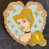 Disney Accessories | Cinderella Disney Pin | Color: Blue/Pink | Size: Osbb