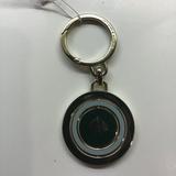 Kate Spade Accessories | Kate Spade New Metal Spade Circle Spinner Charm Key Ring | Color: Blue/Gold | Size: 4" X 1-3/4"