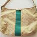 Coach Bags | Coach Bag Hand And Shoulder Strap | Color: Cream/Green | Size: Os