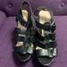 Nine West Shoes | Nine West Black Wedge Heels | Color: Black | Size: 7