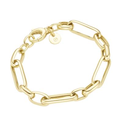 Giorgio Martello Milano - Armband Gliederkette, Silber 925 Armbänder & Armreife 1 ct Gold Damen