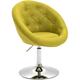 Svita - Havanna Fauteuil Lounge Fauteuil club Tabouret de bar Fauteuil pivotant Rétro Vert citron