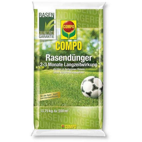 Rasendünger mit Langzeitwirkung Aktion 13,75 kg Langzeitrasendünger - Compo