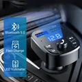 OLAF-Chargeur rapide pour voiture 3 1 A 2USB transmetteur FM sans fil Bluetooth MP3 musique
