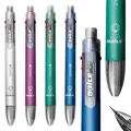 Stylo multifonction 6 en 1 stylo à bille 0.7mm 5 couleurs et stylo mécanique 0.5mm pour