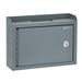 GATESUER Wall Mounted Safe w/ Lock in Gray | 7.5 H x 9.8 W x 3.4 D in | Wayfair GTA-525-AC--Light Gray