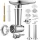 Food Grinder Attachment for Kenwood Stand Mixers,Gdrtwwh Meat Grinder Accessory Compatible with All Kenwood Stand Mixers, Includes 2 Sausage Stuffer Tubes,4 Screens and 1Adapter