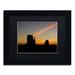 Trademark Fine Art 'Cloud Shaft' by Michael Blanchette Framed Photographic Print Canvas | 13 H x 16 W x 0.75 D in | Wayfair ALI3765-S1114BMF