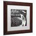 Trademark Fine Art 'Lake House IV' Framed Vintage Advertisement Canvas in Black/White | 16 H x 16 W x 0.5 D in | Wayfair ALI4681-S1111MF