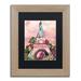 Trademark Fine Art 'Lumiere De La Ville' Framed Painting Print Canvas | 23.25 H x 19.25 W x 0.5 D in | Wayfair ALI5486-S1114BMF
