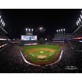 Cleveland Indians Unsigned Progressive Field 2016 World Series Night Time General View Photograph