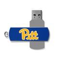 Pitt Panthers Solid Design 32GB Metal Twist USB Drive