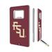 Florida State Seminoles Solid Design Credit Card USB Drive & Bottle Opener