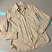 Burberry Tops | Burberry Button Down Tan Button Down Long Sleeves 2/ Xs /Xxs | Color: Tan | Size: 2