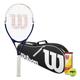 Wilson Roland Garros Elite Tennis Racket inc Wilson Advantage Black Bag & 3 Premium Tennis Balls