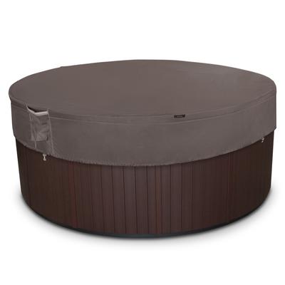 Classic Accessories Ravenna Water-Resistant Round Hot Tub Cover, 84 Inch DIA