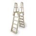 Vinyl Works SLA A Frame Above Ground Pool Ladder Steps with Slide Lock Barrier - 50