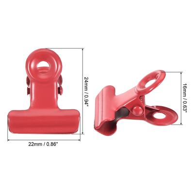 Metal Hinge Clip Small Binder Clamps for Paper File Photo