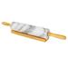 Fox Run Marble Rolling Pin Marble in White | 18 H x 3 W in | Wayfair 4050