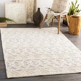 Blue/White 144 W in Area Rug - Joss & Main Tribeca Geometric Handmade Flatweave Wool Blue/Cream Area Rug Polyester/Wool | Wayfair