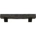 Ekena Millwork Hand Hewn Faux Wood Fireplace Mantel Kit w/Breckinridge Corbels in Gray | 8 H x 60 W x 8 D in | Wayfair MANUHH08X08X60BKBD