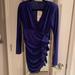 Zara Dresses | Blue Zara Ruched Dress | Color: Blue | Size: S