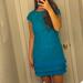 Jessica Simpson Dresses | Jessica Simpson Dress Blue Lace Dress Ruffle Sz 6 | Color: Blue | Size: 6