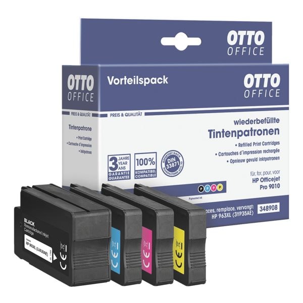 OTTO Office Tinten-Set ersetzt Hewlett Packards »3YP35AE« Nr. 963 XL BKCMY schwarz Image