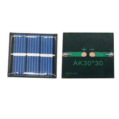 Panneau solaire 1.5V 60mA chargeur de batterie au silicium polycristallin bricolage technologie