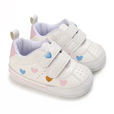 Chaussures pour bébé garçon et fille souliers pour enfant nouveau-né semelle souple coordonnante