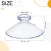 20pcs Suction Cup without Hooks 41mm Dia. Wall Hanger for Home PVC - Transparent