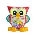​Fisher-Price Linkimals Light-Up & Learn Owl, French Version, interactive musical learning toy with lights and motion for toddlers ages 18 months and older, HMT69