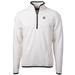 Men's Cutter & Buck Cream Georgetown Hoyas Team Logo Cascade Eco Sherpa Fleece Quarter-Zip Pullover Jacket