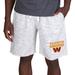 Men's Concepts Sport White/Charcoal Washington Commanders Alley Fleece Shorts