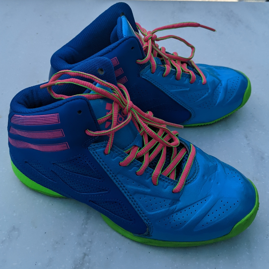 Adidas Shoes | Adidas Next Level Speed 2 K Sneakers Size 4.5 | Color: Blue/Green | Size: 4.5g