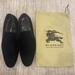 Burberry Shoes | Burberry Dark Indigo Man’s Classic Velvet Loafers Size 9 1/2 | Color: Black/Blue | Size: 9.5