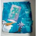 Disney Bath | Frozen Beach Towel Cotton 28in X 58in Disney Anna Elsa Olof | Color: Blue | Size: 28" X 58"