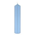 Kopschitz Kerzen Altarkerzen 10% BW Anteil (Bienenwachs Kerzen) Blue Bell Hellblau 300 x Ø 60 mm, 4 Stück, Kerzen mit Dornbohrung