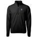 Men's Cutter & Buck Black Northwestern Wildcats Team Logo Cascade Eco Sherpa Fleece Quarter-Zip Pullover Jacket