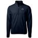 Men's Cutter & Buck Navy Penn State Nittany Lions Team Logo Cascade Eco Sherpa Fleece Quarter-Zip Pullover Jacket