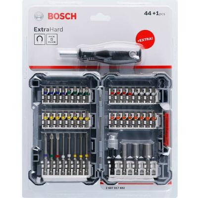 Schraubendreher-Set 44tlg. Pick & Click extra hart + manueller Schraubendreher - Bosch