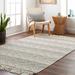 Zaza 27" x 45" Cottage Wool Bone/Multi Brown/Cloud Gray/Nutmeg/Smoke/Ivory/Beige/Taupe Area Rug - Hauteloom