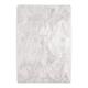 Tapis lavable à base fine et souple extra doux blanc 160x230