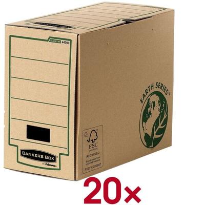 Bankers Box Earth Series 20er-Pack Archivboxen »Earth Series« 15,3 x 31,9 x 25,4 cm, 15.3x25.4x31.9 cm