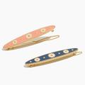 Madewell Accessories | Madewell Pair Daisy Delight Flower Hair Clips | Color: Blue/Pink | Size: 2-3/8”