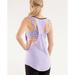 Lululemon Athletica Tops | Lululemon Run For Your Money Tank Purple Black Polka Dot 6 | Color: Black/Purple | Size: 6