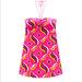 Zara Dresses | Bloggers Favorite Nwt! Zara Geometric Print Dress Size Medium | Color: Green/Pink | Size: M