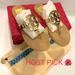 Tory Burch Shoes | Host Picknwt Tory Burch Miller Espadrille Sandals Gold Mirror Metallic Sz 9 | Color: Gold | Size: 9