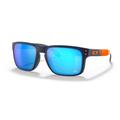 Oakley OO9102 Holbrook Sunglasses - Men's DEN Matte Navy Frame Prizm Sapphire Lens 55 OO9102-9102R1-55