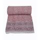 YUVANCRAFTS Indian Block Print Kantha Quilt Queen Size Throw Bedspread Blanket Cotton Bed Cover Vintage Boho Quilt Twin 90 X 60 Inch Red